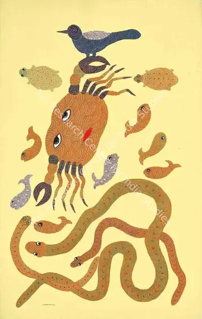 Jangarh Singh Shyam (Artist), Untitled, 2000, Painting