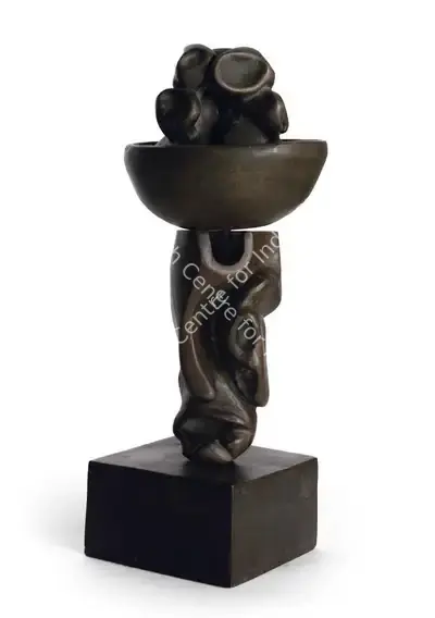 Amar Sehgal (Artist), Maquette for the Crushing Burden, 1983, Sculpture