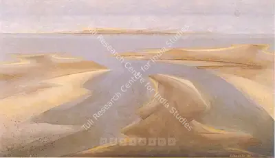 Jehangir Sabavala (Artist), The Estuary II, 1968, Painting
