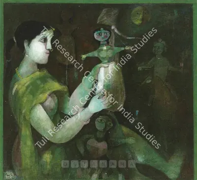 Arup Das (Artist), Untitled, 1991, Painting