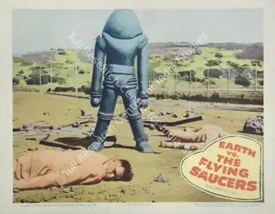 Fred Jackman Jr. (Cinematographer), Earth vs. the Flying Saucers, 1956, Lobby Card