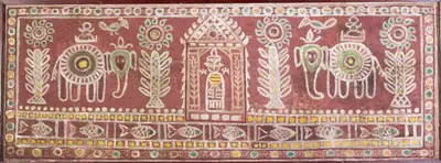 Jamini Roy (Artist), Krishna Leela, 1932, Painting