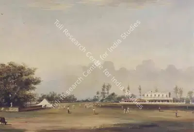 Thomas Daniell (Artist), Cricket Match in India, 1792, Painting
