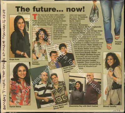 K.K. Chowdhary (Photographer), The Future…Now!, 2008, Newspaper Clipping