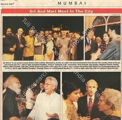 Art And Mart Meet In The City, 2004, Newspaper Clipping