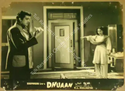 R.L. Malhotra (Producer), Dhuaan, 1953, Lobby Card