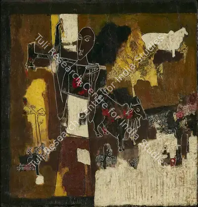 Shanti Dave (Artist), Untitled, 1950, Painting