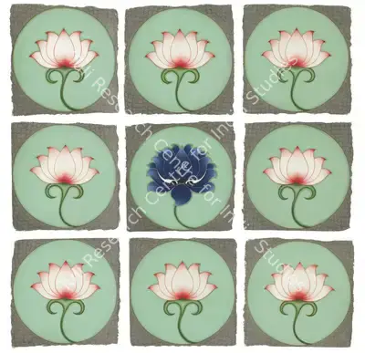 Olivia Fraser (Artist), Blue Lotus, 2020, Print