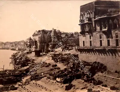 John Edward Sache (Photographer), Benares, 1875, Antiquarian Photograph