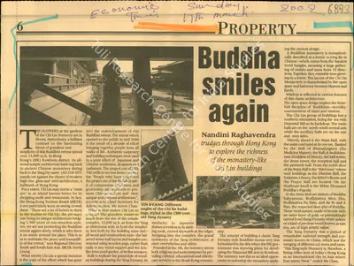 Nandini Raghavendra (Reporter), Buddha Smiles Again, 2002, Newspaper Clipping