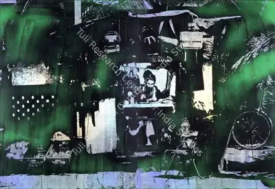 Justin Ponmany (Artist), A Stitch in Time, Painting
