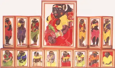 Thota Vaikuntam (Artist), Untitled, 1991, Painting