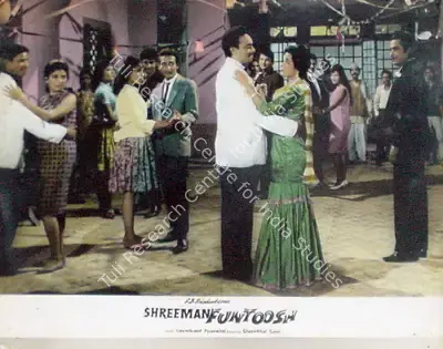 Shamim Bhagat (Producer), Shreeman Funtoosh, 1965, Lobby Card