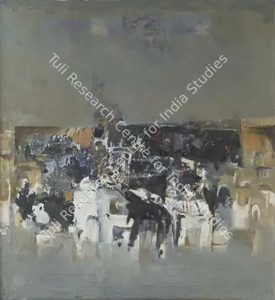 G.M. Sheikh (Artist), Recurring Image, 1962, Painting
