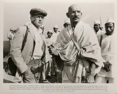 Ronnie Taylor (Cinematographer), Gandhi, 1982, Lobby Card