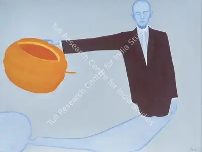 Dilip Ranade (Artist), Meditation, 2008, Painting