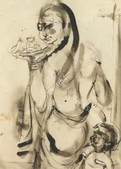 Paritosh Sen (Artist), Untitled, 1983, Painting