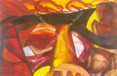 Owais Husain (Artist), The Idea Of Becoming, 1995, Painting
