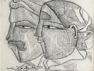 Thota Vaikuntam (Artist), Untitled, 2007, Drawing
