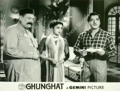 Ramanand Sagar (Producer), Ghungat, 1960, Lobby Card