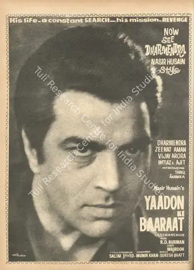 Nasir Husain (Producer), Yaadon Ki Baaraat, 1973, Advertisement