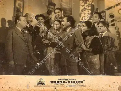 Kishore Sahu (Producer), Rimjhim, 1949, Lobby Card