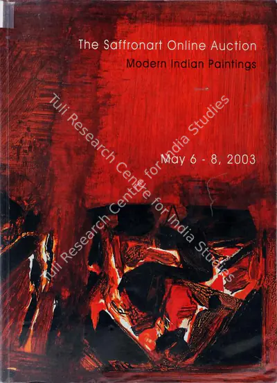 Saffronart (Auction House), Saffronart Online Auction, 2003, Auction Catalogue