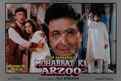 Dilip Kankaria (Producer), Mohabbat Ki Arzoo, 1994, Lobby Card
