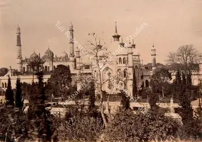 John Edward Sache (Photographer), Palace of Lights, Lucknow (A Musjid in Jamania Bagh), 1875, Antiquarian Photograph
