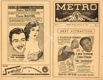 Don Hartman (Director), Mr. Imperium, 1951, Handbill