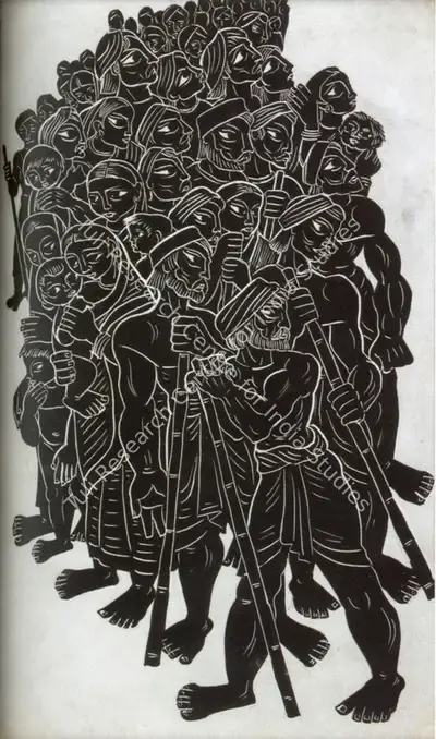 Chittaprosad (Artist), Untitled, Drawing