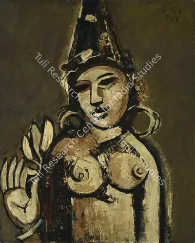F.N. Souza (Artist), Untitled, 1949, Painting