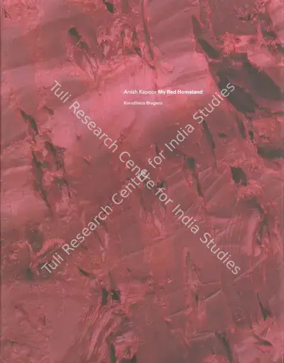 Anish Kapoor (Artist), Anish Kappoor, 2003, Solo Exhibition Catalogue
