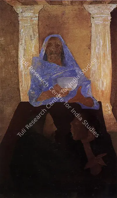 Khanna, Krishen (Artist). Who?. Oil on board, 1971 | Painting | FineArts | 00372277