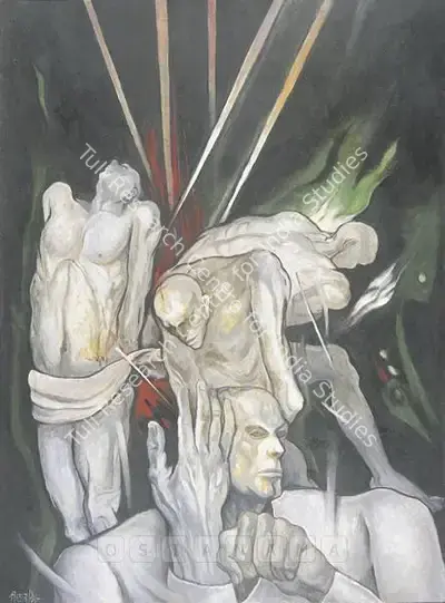 Bijon Choudhury (Artist), Untitled, 1998, Painting