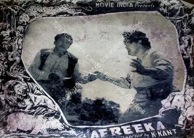 K. Kant (Director), Afreeka, 1954, Lobby Card