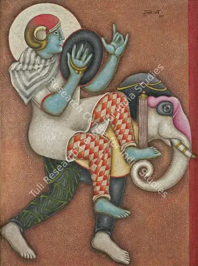 Satish Gujral (Artist), Untitled, 1997, Painting