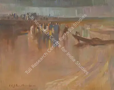 Paniker, K.C.S. (Artist). Untitled, 1950 | Painting, Sa.Onl/25.06.20, 2020 · Saffronart
