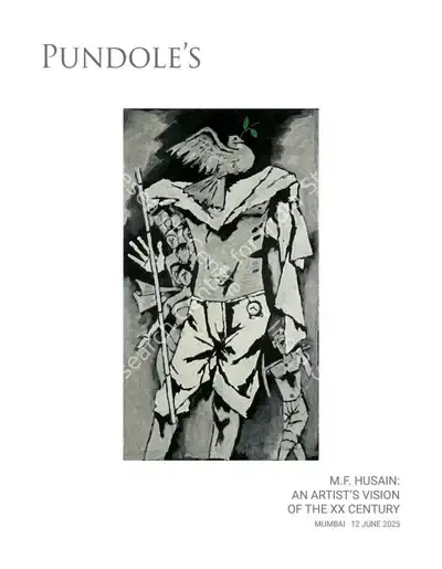 Pundole (Auction House), M.F. Husain, 2025, Auction Catalogue