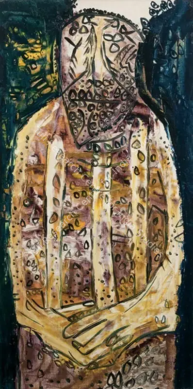 F.N. Souza (Artist), Untitled, 1961, Painting