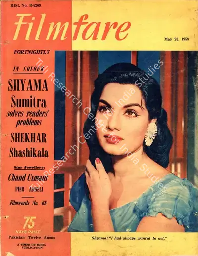 C.R. Mandy (Editor), Filmfare, 1958, Magazine