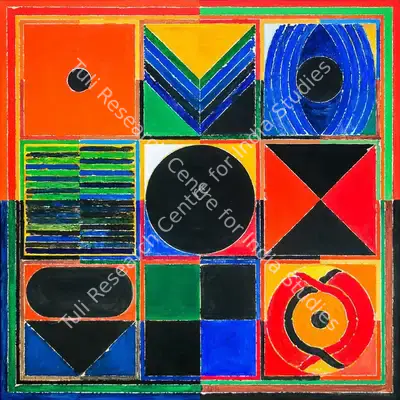S.H. Raza (Artist), Prakriti, 1994, Painting