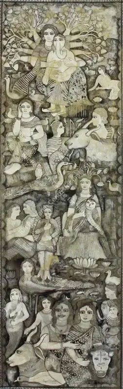 Jayshri Burman (Artist), Untitled, 2005, Painting