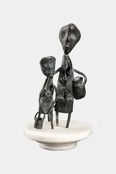 Hore, Somnath (Artist). Mother & Child. Bronze, 1982 | Sculpture | FineArts | 00419207