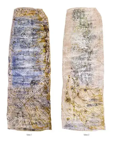 Jayashree Chakravarty (Artist), Space Within (Double-Sided), 2005, Painting