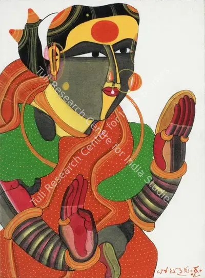 Thota Vaikuntam (Artist), Untitled (Woman), 2006, Painting