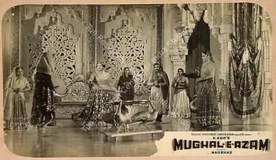 R.D. Mathur (Cinematographer), Mughal E Azam, 1960, Lobby Card