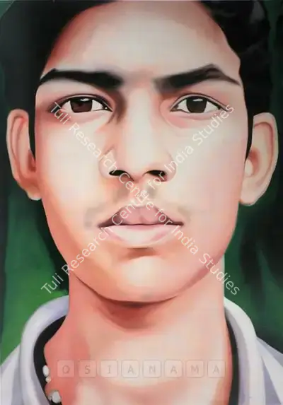 Riyas Komu (Artist), Systematic Citizen XII, 2006, Painting