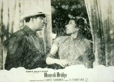 Shakti Samanta (Producer), Howrah Bridge, 1958, Lobby Card