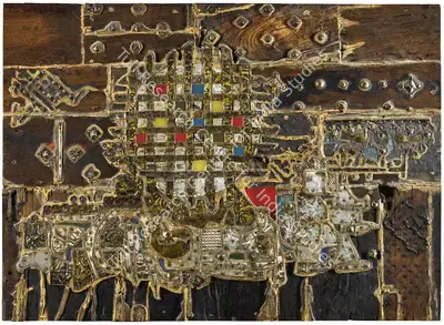 Piraji Sagara (Artist), Lingam II, 1970, Painting